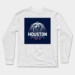 Houston City Design Long Sleeve T-Shirt